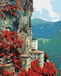 Фото - Набір для розпису за номерами на підрамнику 40*50 см «Madonna della Corona»