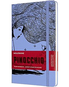 Фото - Записник Moleskine Pinocchio середній / нелінований / фіолетовий / Фея