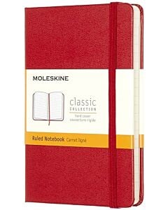 Фото - Записник Moleskine Classic кишеньковий / лінійка / червоний / гнучкий