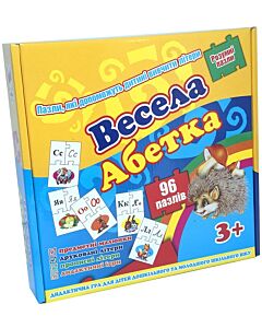 Фото - Настільна гра-пазл «Весела Абетка»