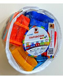 Фото - Гра-іграшка м'яконабивна «Паровозик Ферма»