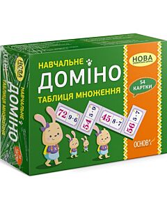 Фото - Навчальне ДОМІНО. Таблиця множення