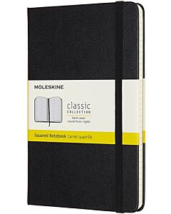 Фото - Записник Moleskine Classic медіум / клітинка / чорний / твердий