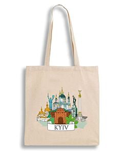 Фото - Екошопер бежевий «Kyiv. Київські пейзажі»