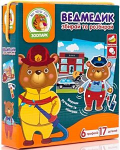 Фото - Настільна гра з рухливими деталями «Ведмедик»