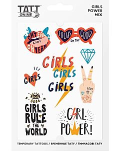 Фото - Тимчасові тату «Girls Power Mix»
