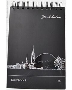 Фото - Блокнот A5 «Black sketch book» Stockholm