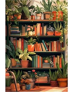 Фото - Листівка «Книжкові полиці»