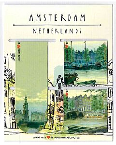 Фото - Набір магнітних закладок 3 шт. «Amsterdam»