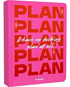 Фото - Планер «I HAVE NO PLAN AT ALL» рожевий