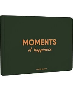 Фото - Фотоальбом А4 «Moments of happiness» темно-зелений