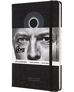 Фото - Записник Moleskine David Bowie середній / лінійка / чорний