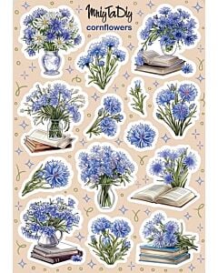 Фото - Стікер лист з наклейками «Cornflowers»