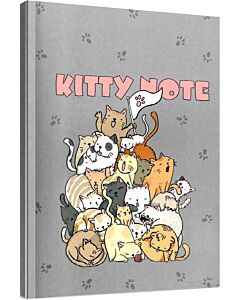 Фото - Блокнот A5 «Kitty note» grey