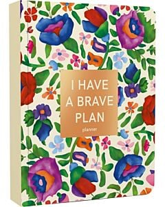 Фото - Планер «I HAVE A BRAVE PLAN» барвистий світлий