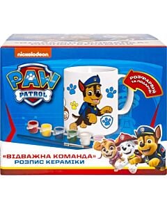 Фото - Набір для розпису керамічної чашки «PAW Patrol. Відважна команда»
