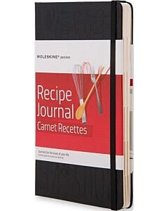 Фото - Записник Moleskine Passion. Recipe Journal середній / лінійка / чорний. Книга рецептів