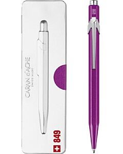 Фото - Ручка «Caran d'Ache» 849 Metal-X Фіолетова + box