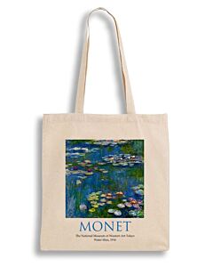 Фото - Екошопер бежевий «MONET. Водяні лілії»