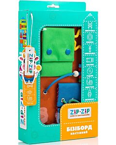 Фото - Гра із застібками ZIP-ZIP «Бізіборд настінний»