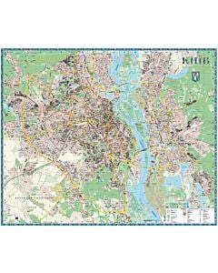 Фото - План міста. Київ. М-б 1:15 000 (2 аркуші на картоні)