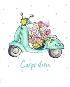 Фото - Міні листівка «Мопед» (Carpe diem)
