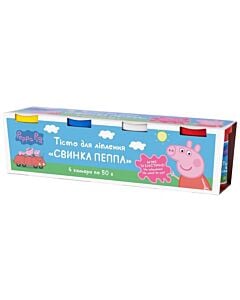 Фото - Тісто для ліплення «Peppa Pig. Свинка Пеппа». Набір із 4 кольорів по 50 г