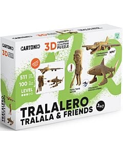 Фото - Картонний конструктор 3D-пазл 3 в 1 «Tralalero Tralala & Friends»