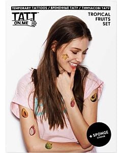 Фото - Тимчасові тату «Tropical Fruits Set»