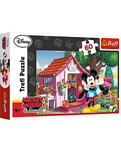 Фото - Пазли 60 «Мікі Маус та Міні в саду / Disney. Mickey Mouse»