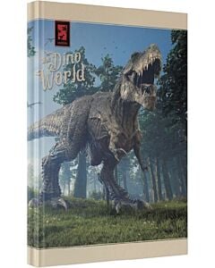 Фото - Блокнот В5 «The Dino World» 80 аркушів, білий блок у клітинку