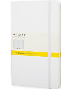 Фото - Записник Moleskine Classic кишеньковий / клітинка / білий / твердий