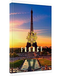 Фото - Блокнот В6 «France» 80 аркушів, білий блок у клітинку