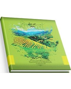 Фото - Блокнот Quadro «В'єтнам» 80 аркушів, білий блок у лінійку