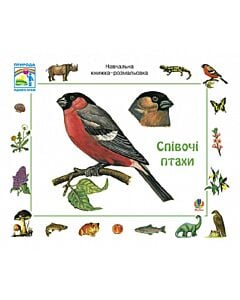 Фото - Навчальна книжка-розмальовка. Співочі птахи