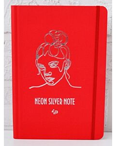 Фото - Блокнот A6 «Neon silver note» red