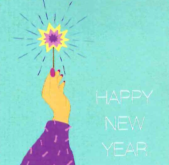 Міні листівка «Новорічний бенгал» (Happy New Year)
