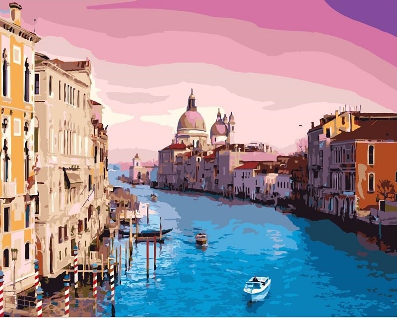 Картина за номерами на підрамнику 50*40 см «Венеція»