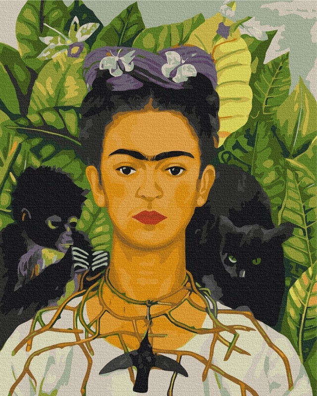 Картина за номерами на підрамнику 40*50 см «Фріда Кало. Автопортрет»