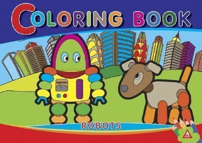 Розмальовка Coloring Book «Robots»