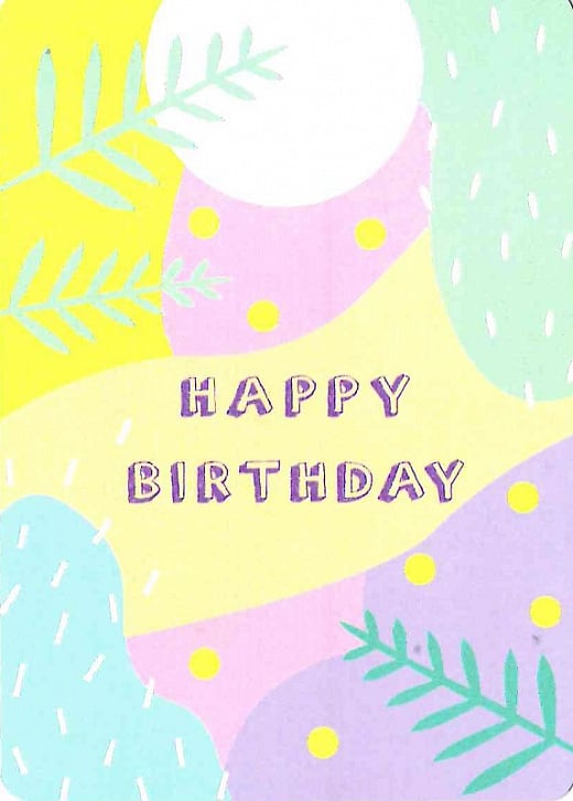 Листівка «Happy Birthday» (Color)