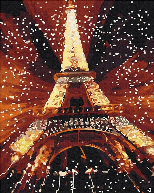 Картина за номерами на підрамнику 40*50 см «Свято в Парижі»