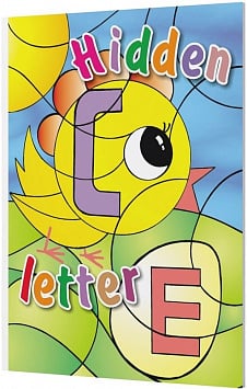 Hidden Letter. Сховалась буква. Розмальовка для дітей дошкільного віку